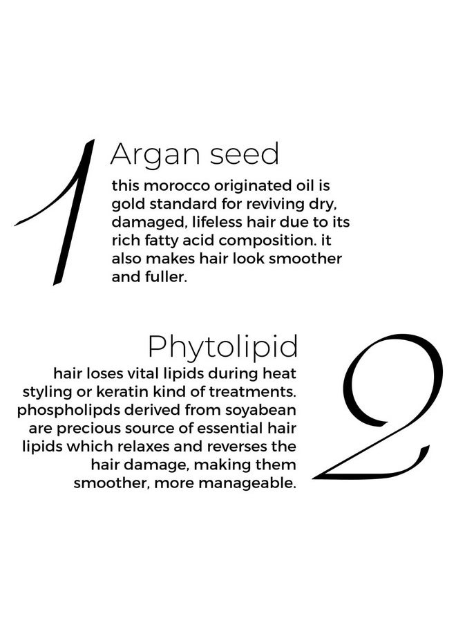 Argan Hair Oil, Phytolipid & Coconut Hair Oil Shots, Rich With Goodness Of Olive Oil & Sunflower Oil For Dry & Frizzy Hair, 100% Natural Hair Oil, 48 Ml