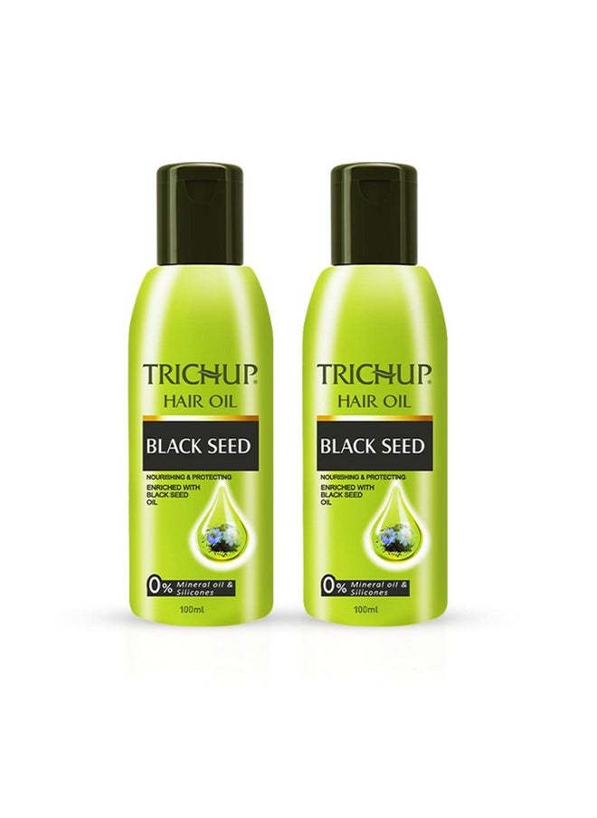 Black Seed Hair Oil - Enriched With Black Seed - Protecting Hair From Damage And To Promote Healthy Hair 100Ml (Pack Of 2)