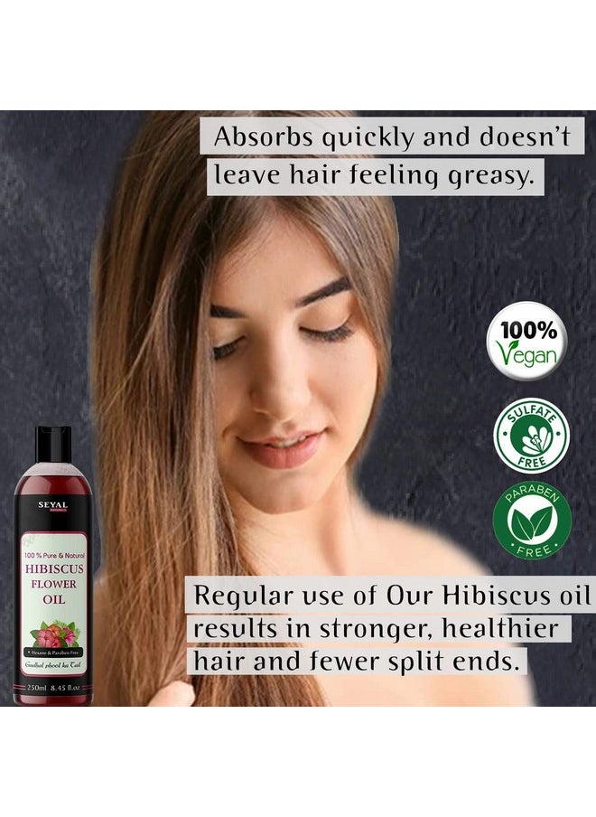 Hibiscus Oil Pure & Natural Virgin Unrefined For Hair & Skin (Gudhal Ka Tail) (250Ml)