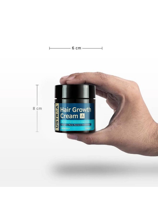 Hair Growth Cream - 100 G - With Onion Extract, Neelbhringadi, Blackseed Oil - Helps Boost Hair Growth, Prevents Hair Fall - No Parabens, No Mineral Oil