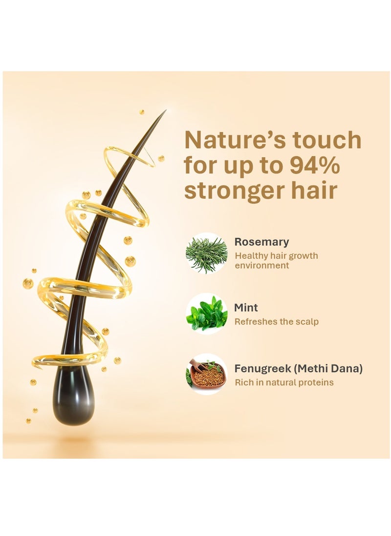 Hair Energy Rosemary & Mint Hair Growth Oil | Hair Care | Rosemary, Mint and Fenugreek (Methi) | Stronger Hair | Helps Reduce Hairfall | Paraben-free | Promotes Hair Growth | 100 ml