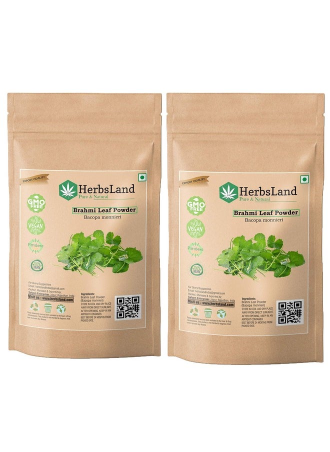® 100% Bio Organic Brahmi Leaves Powder (Bacopa Monnieri) For Hair Growth & Skin Care | Hair And Scalp Treatment (200 Gm)