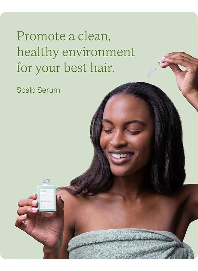 Scalp Serum with Revitalize and Detoxify 30ml, Improves Appearance of Thin Hair, Nourishes Hair Follicles, Detoxifies Product Build Up for Man and Women, Promotes Healthy Scalp and Fuller