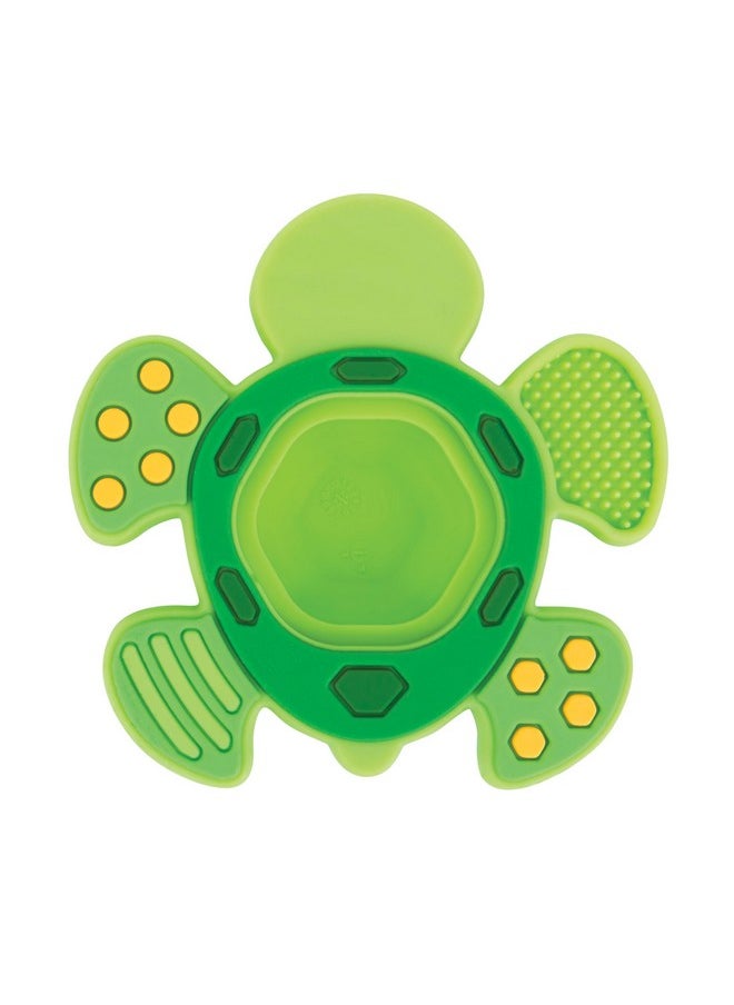 Teethe N' Pop Sensory Play Teether - Baby Teething Toy - 3+ Months - Turtle