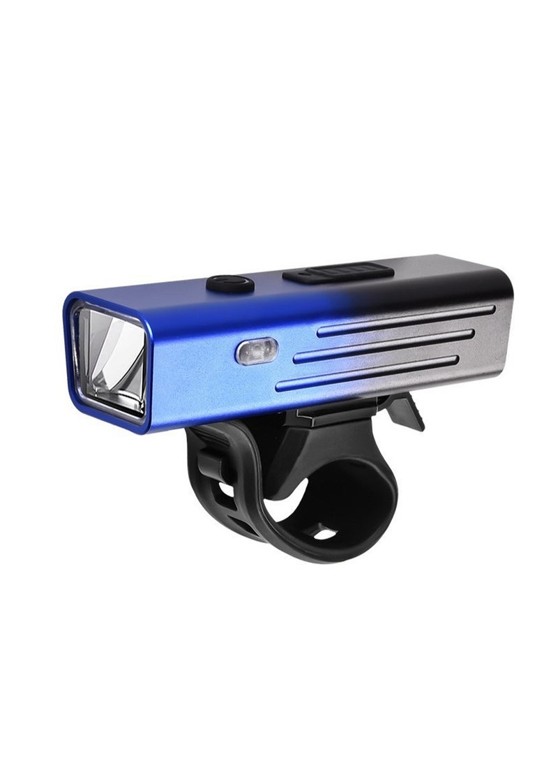 Black And Blue Gradient Bicycle Light Mountain Bike Road Bike Headlight Intelligent Light Sensing Night Riding Light Rainproof Night Strong Light Flashlight Equipment