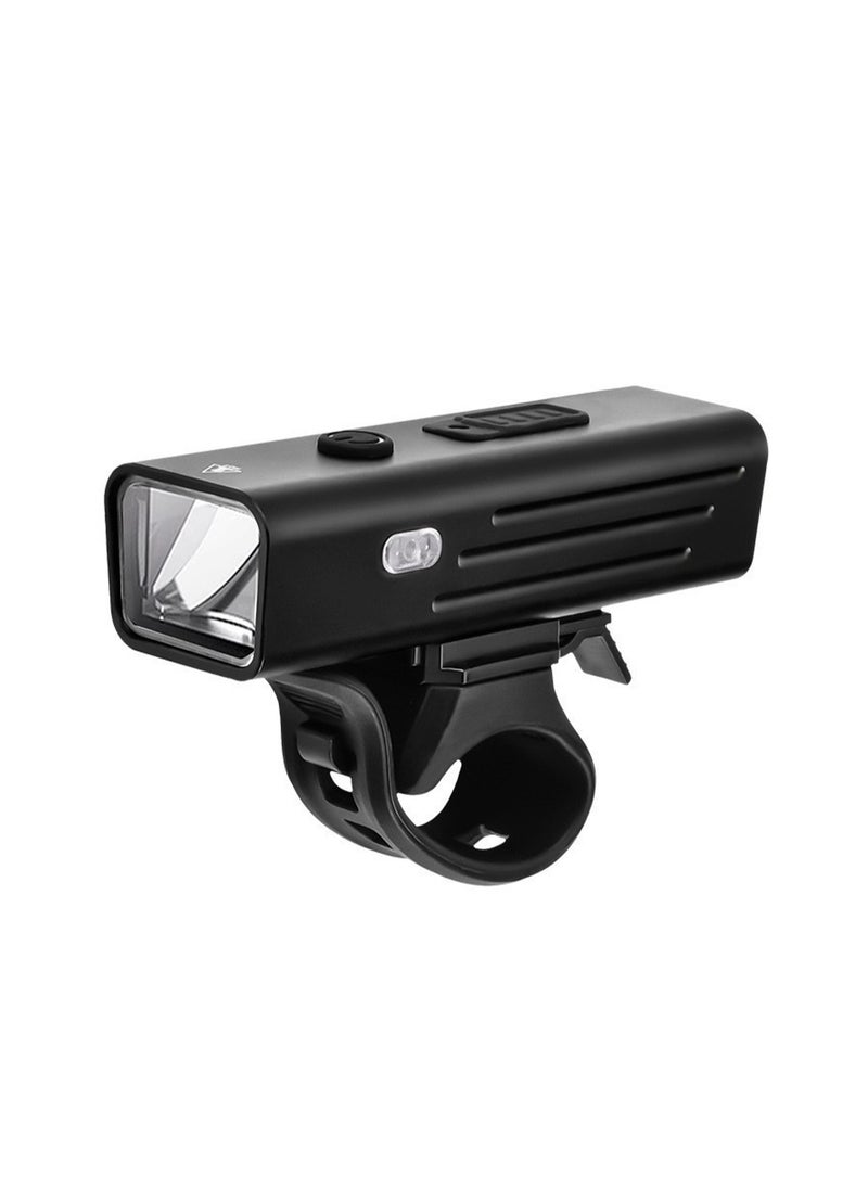 Black Bicycle Light Mountain Bike Road Bike Front Light Intelligent Light Night Riding Light Rainproof Night Strong Light Flashlight Equipment