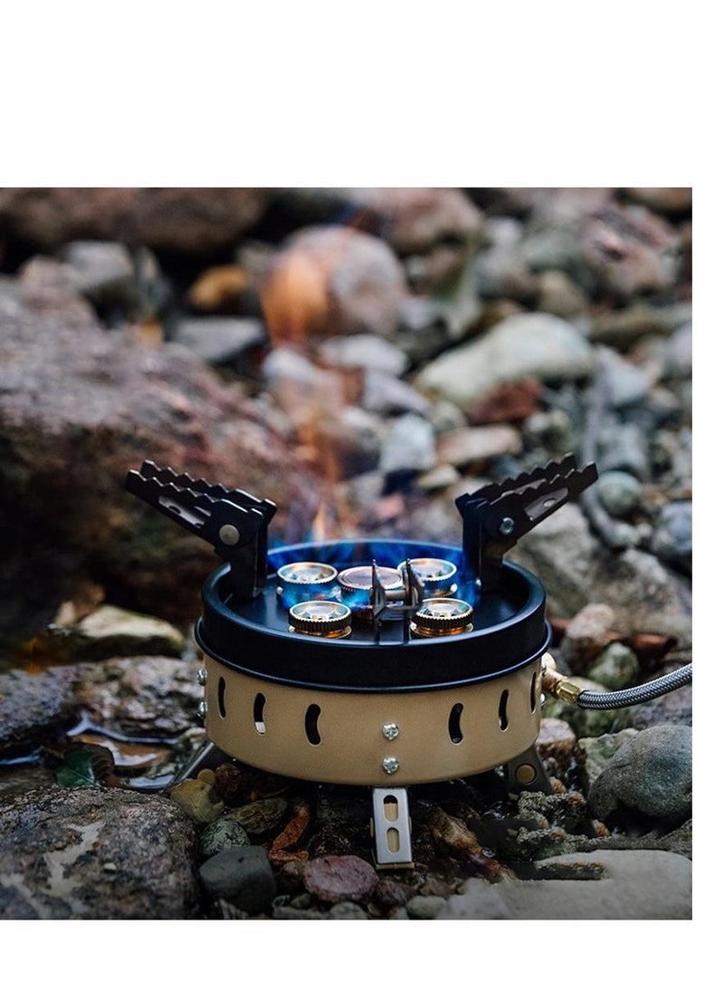 Outdoor Compact Size Camping Portable Stoves Tourist Cooking Accessory Foldable Gas stove High Power