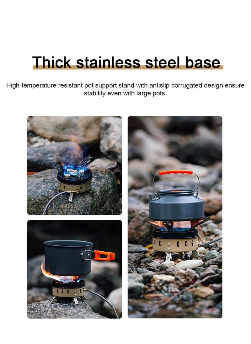 Outdoor Compact Size Camping Portable Stoves Tourist Cooking Accessory Foldable Gas stove High Power