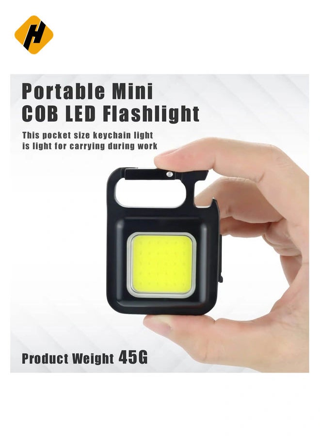 Rechargeable 800 Lumens Mini Flashlight - Pack of 2