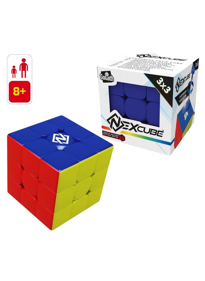 Nexcube 3X3 Classic - Stickerless Speed Cube - Super Smooth Technology Unlocks Super Speed To Break Records! - Multicolor