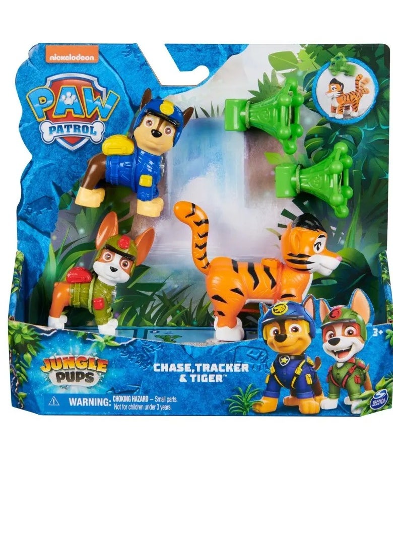 Jungle Pups Chase Tracker & Tiger Figure Pack