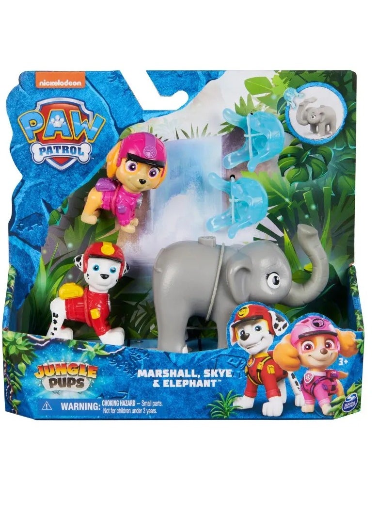 Jungle Pups Figure Pack Marshall Sky & Elephant