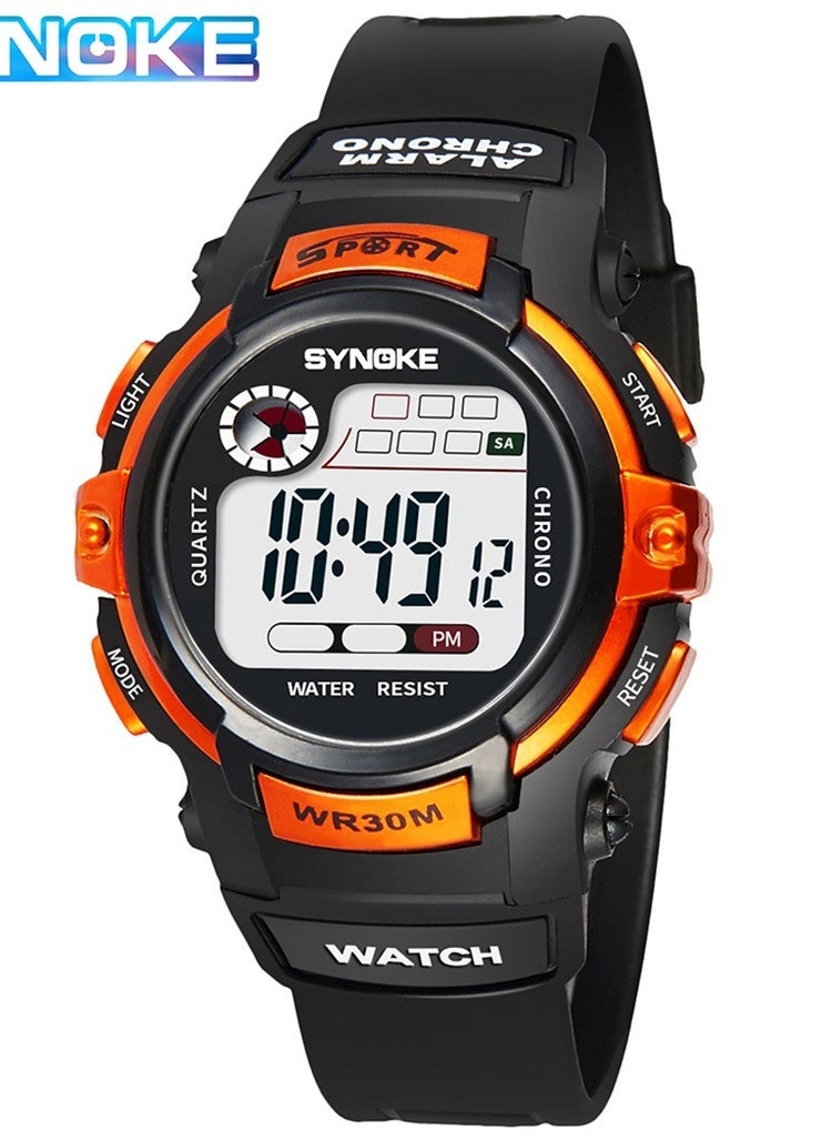 Children's Student Sports Luminous Waterproof Electronic Watch