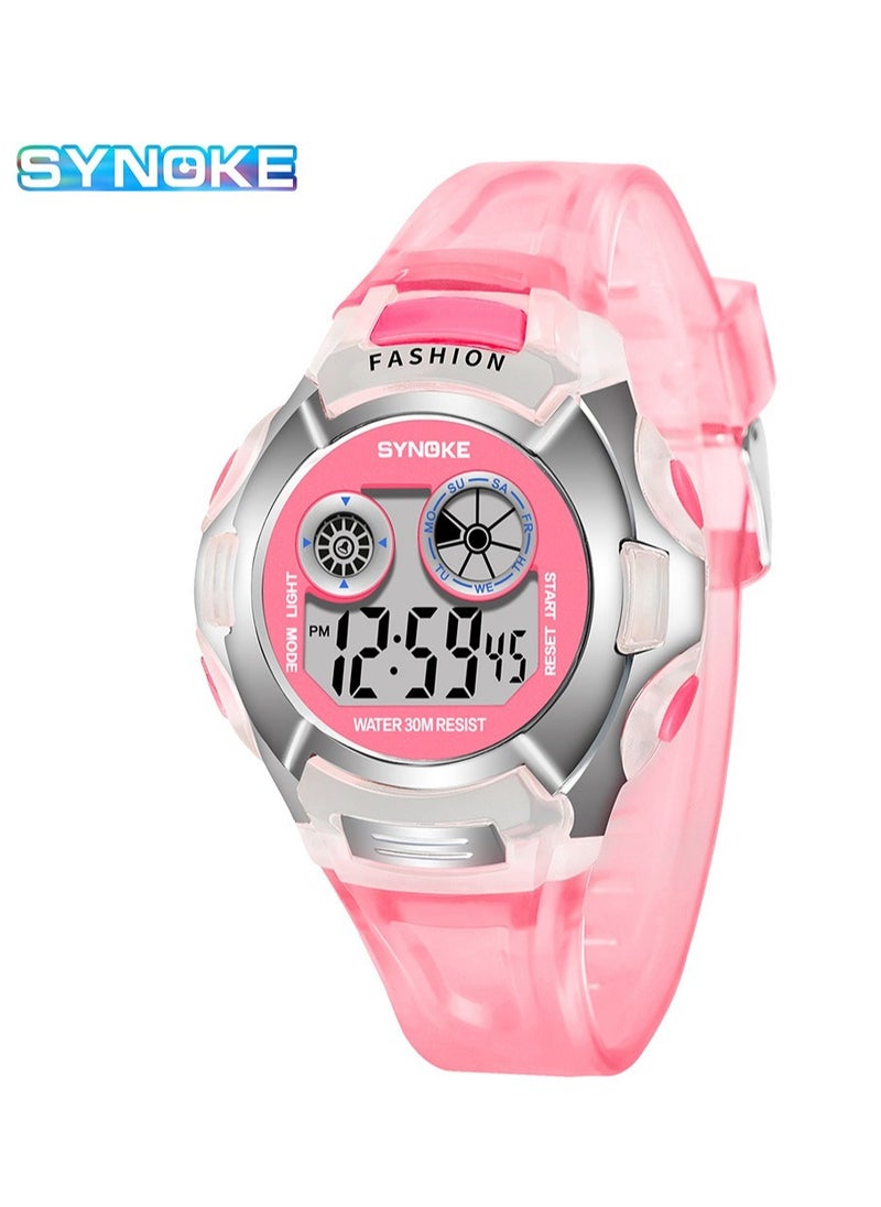 Colorful Luminous Children's And Students' Multifunctional Electronic Watch