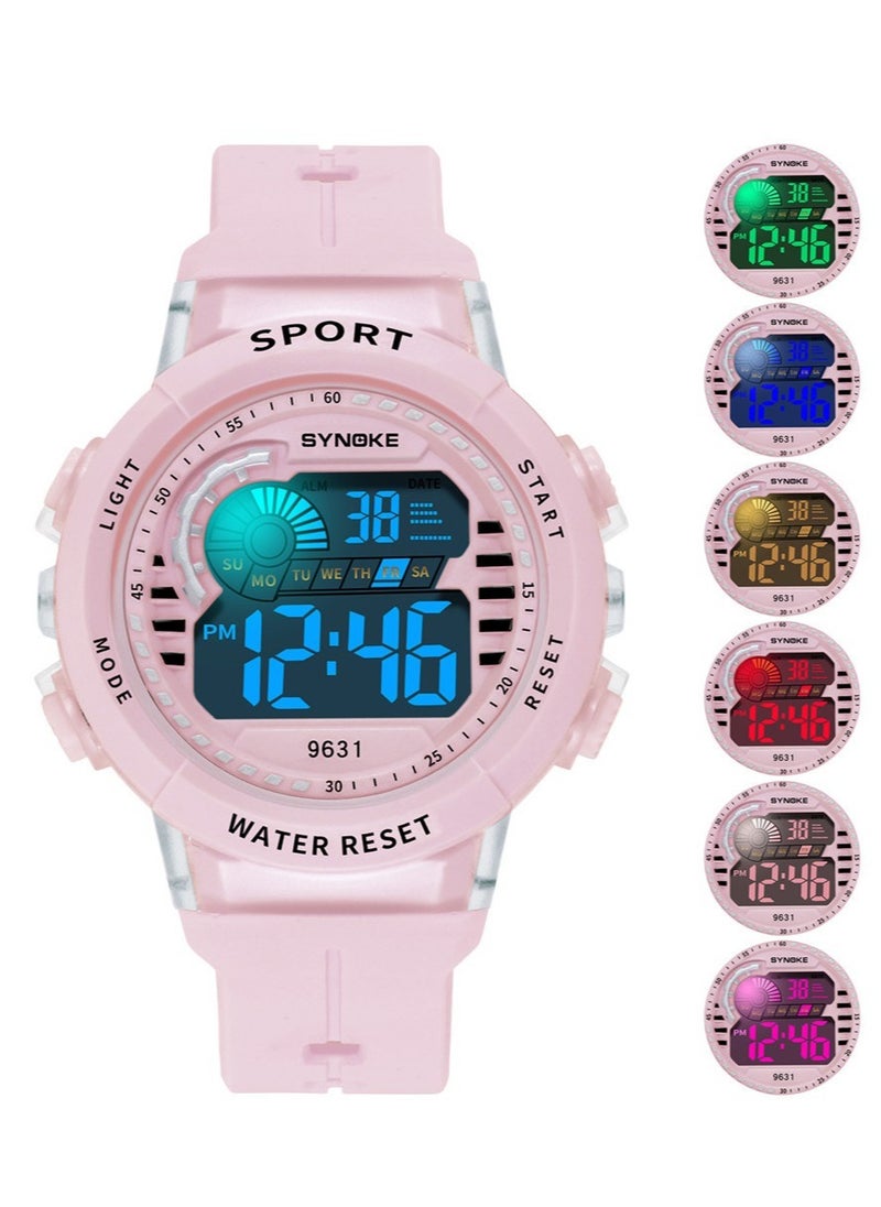 Colorful Luminous Children's And Students' Multifunctional Electronic Watch