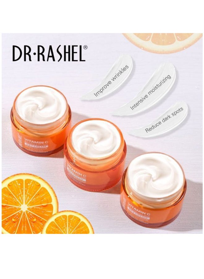 DR. RASHEL Set Of 5 Vitamin C Face Serum, Eye Serum, Day Cream, Night Cream And Face Cream