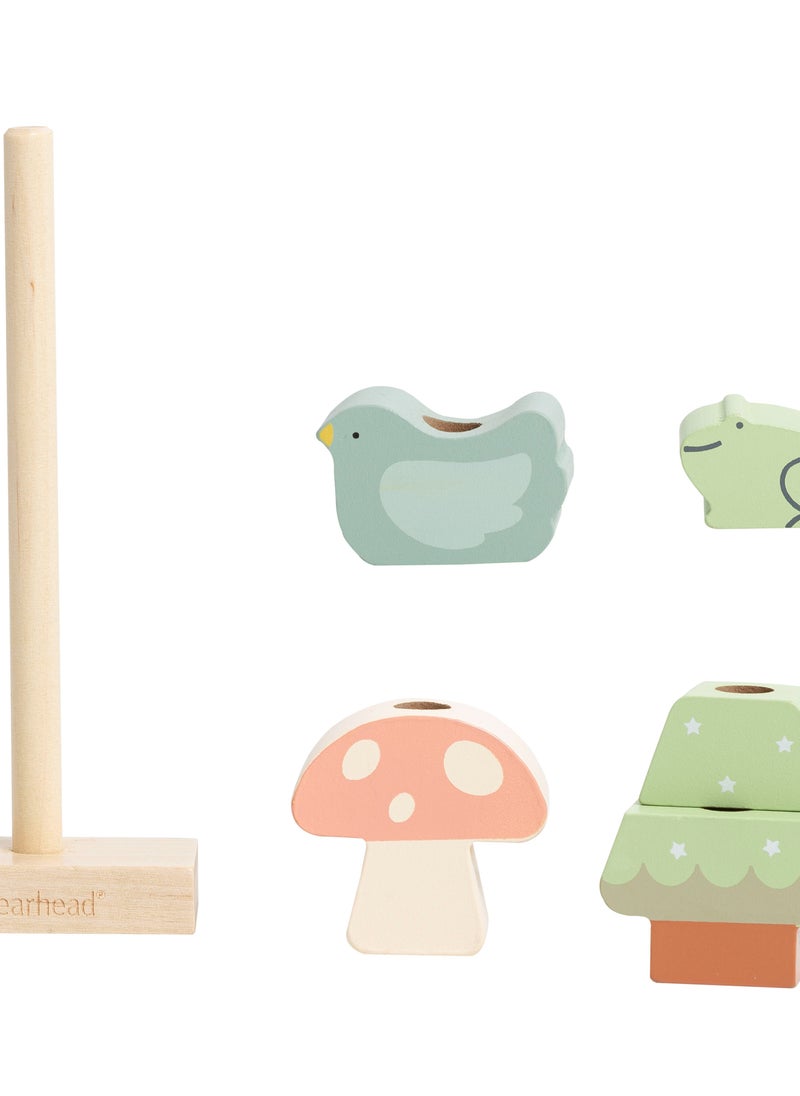 woodland wooden stacking toy