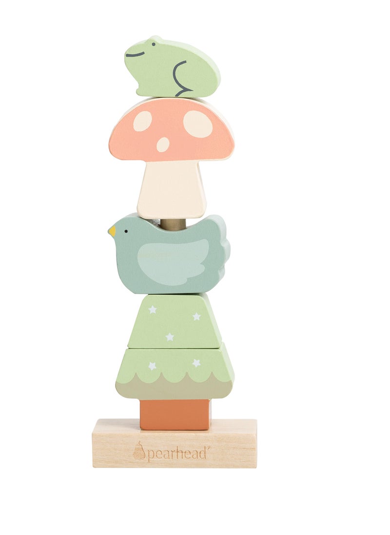 woodland wooden stacking toy