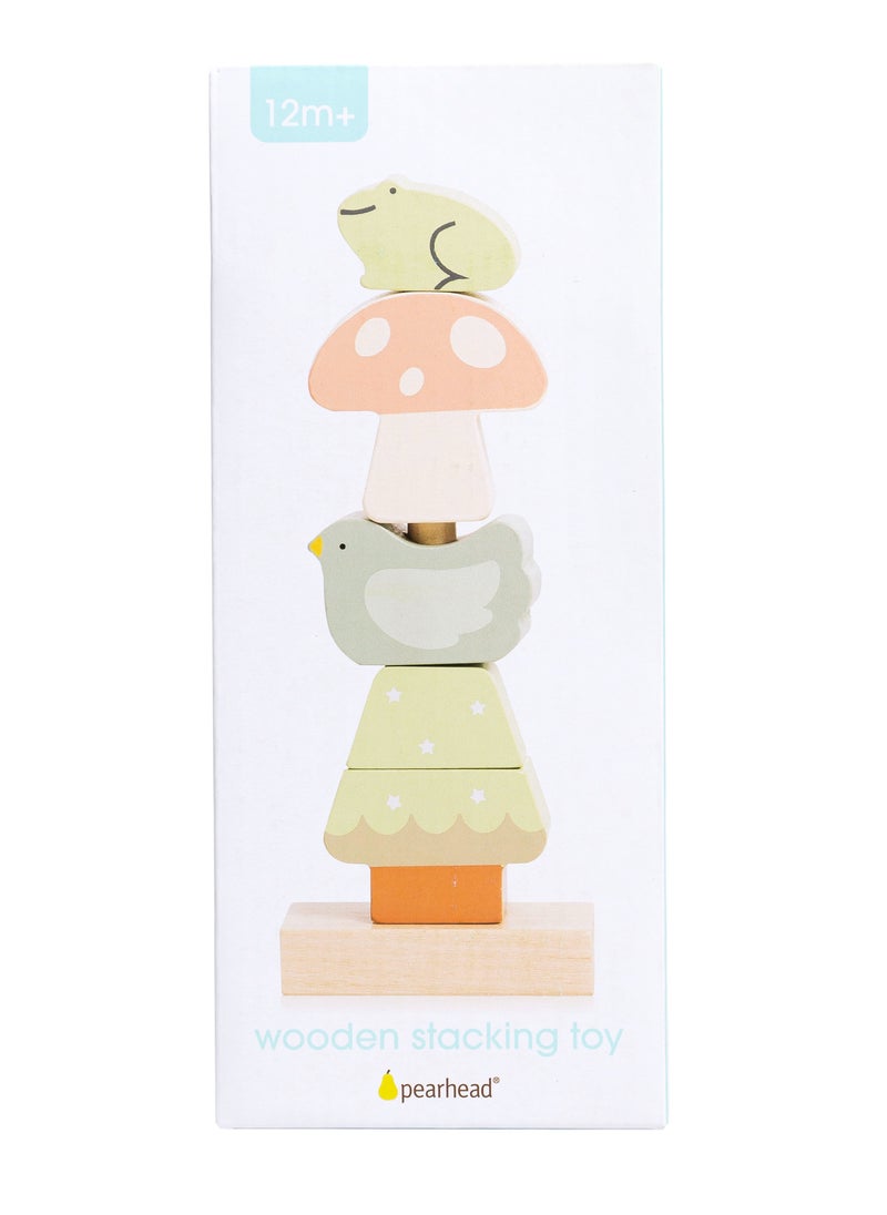 woodland wooden stacking toy