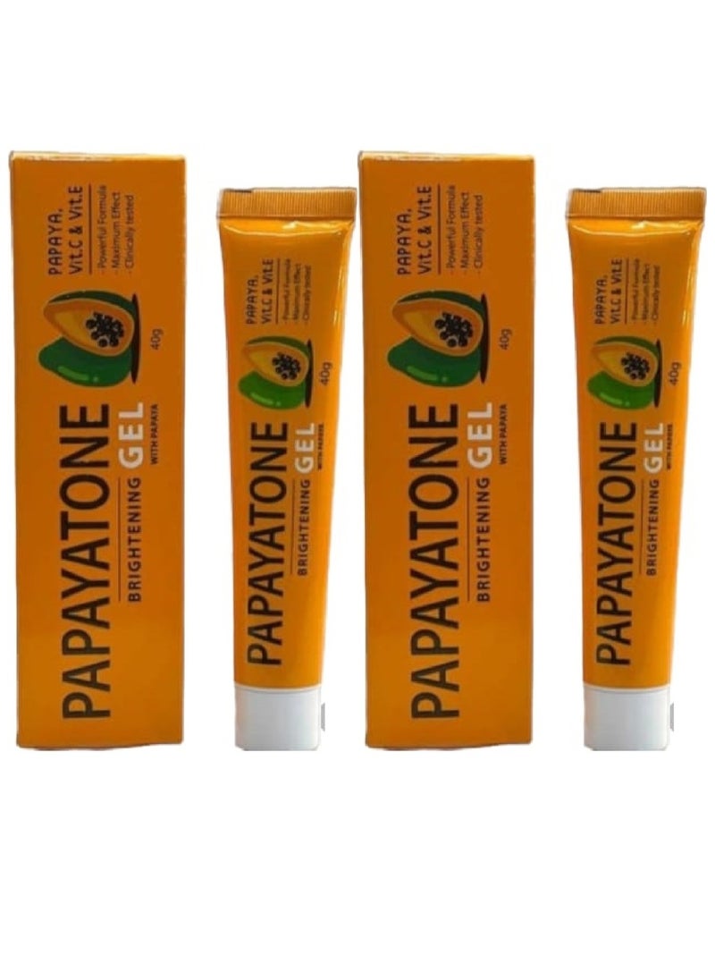 Two Pieces Of PapayaTone Brightening Gel With Papaya 40x2 g