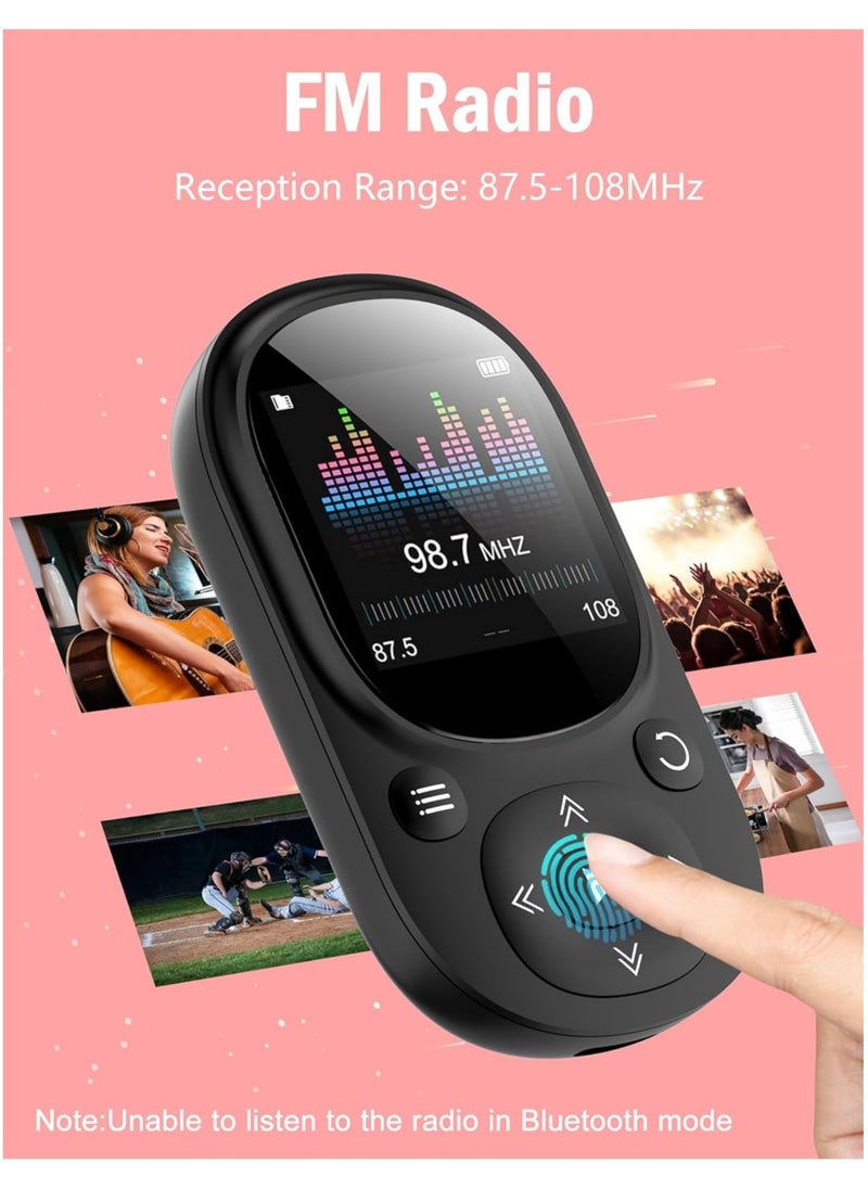 64GB MP3 Music Player with Bluetooth 5.2, HiFi Music MP3 Player with 1.5