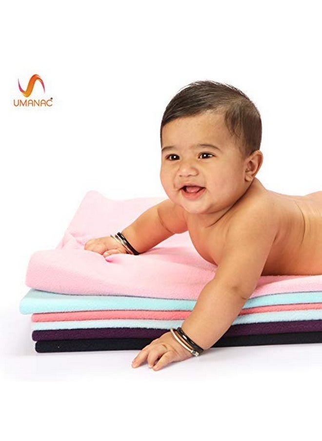 Mattress, Bed Protector, Reusable, Washable, Quick Dry Sheet For Kids, Infant, Toddler And Adults (Plum, Large, 140 X 100 Cm)