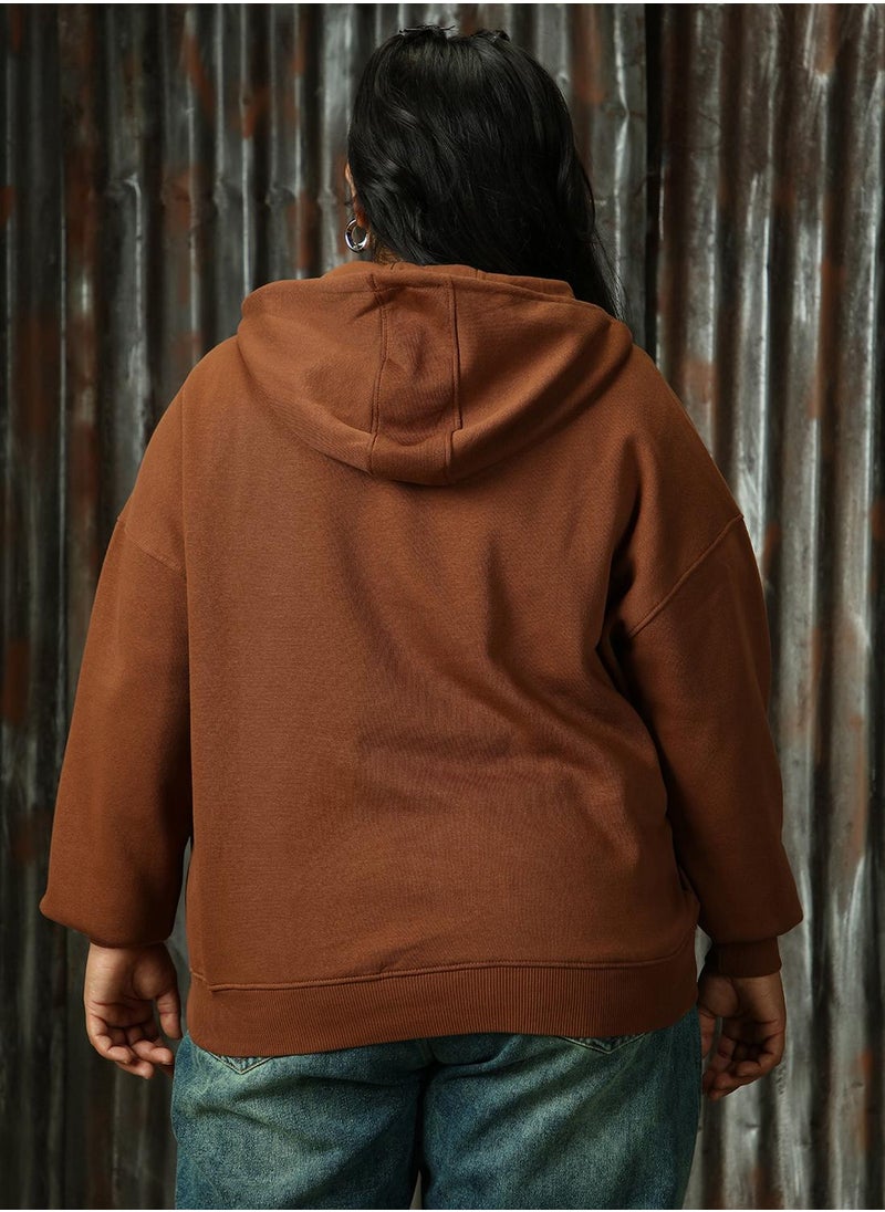 women Brown Sweatshirts