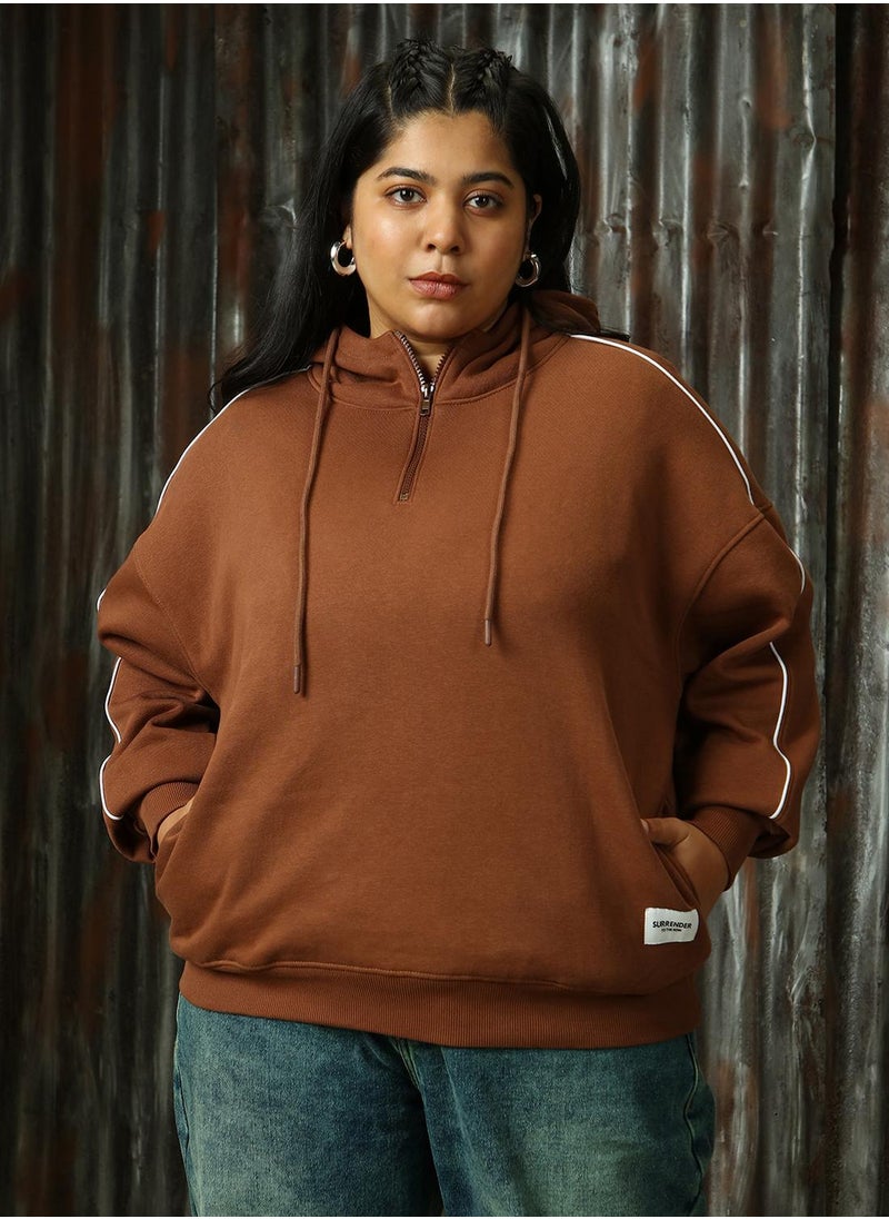 women Brown Sweatshirts