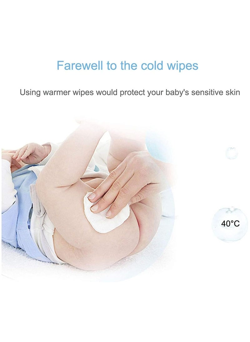 Usb Baby Wipe Warmer, 5v Portable Usb Baby Infant Wet Wipes Warmer Bag for Travel and on the Go, Most Suitable Temperature for Baby's Skin, for Outdoor Travel or Indoor(1 Pack)