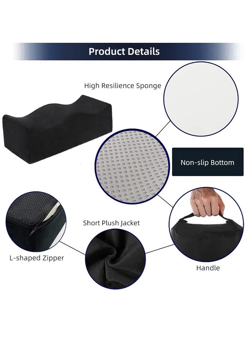 Portable BBL Pillow, Seat Pillows, Brazilian Seat Lift Pillows Post Surgery Recovery, Buttocks Support Cushions, Seat Cushion Pillow, Hip Raise Pillow, Leg Support for Car Office Computer Chair