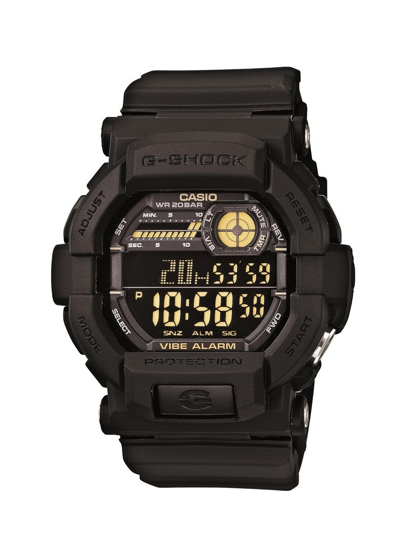 Casio Men's Quartz Watch, Digital Display And Plastic Strap - GD-350-1BDR