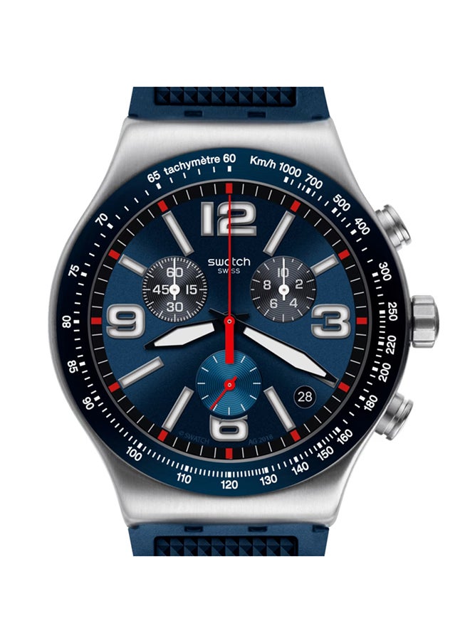 Unisex Watch Stainless Steel Quartz BLUE GRID