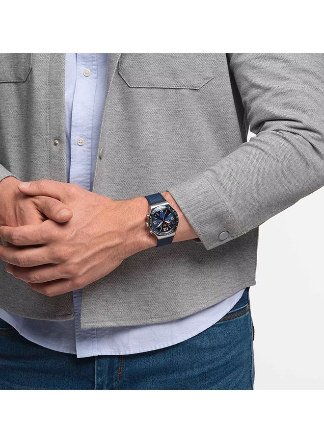 Unisex Watch Stainless Steel Quartz BLUE GRID