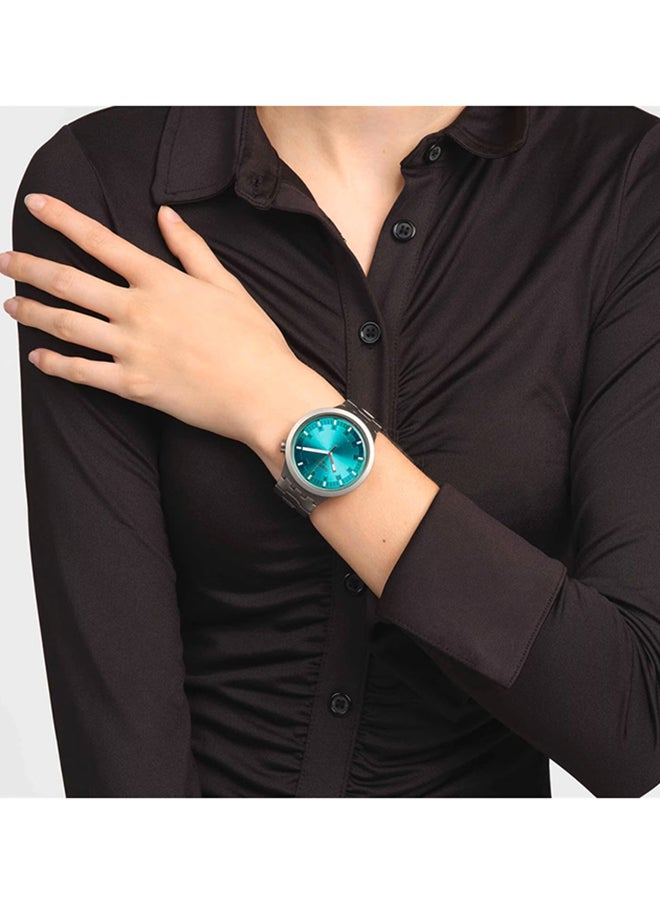 Unisex Watch Stainless Steel Quartz Aqua Shimmer