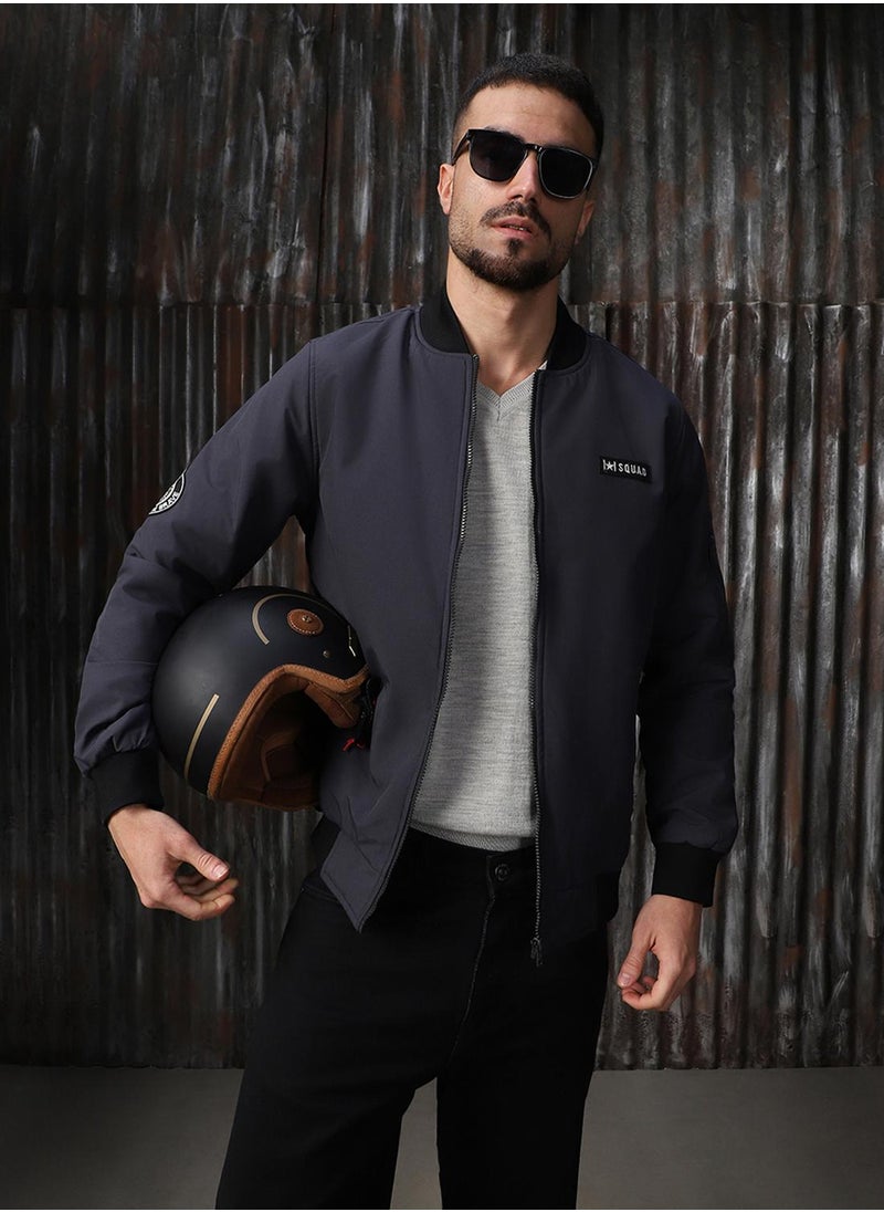 Men Charcoal Jackets