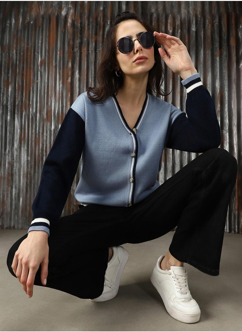 Women's Multicoloured 100% Acrylic Solid Sweater