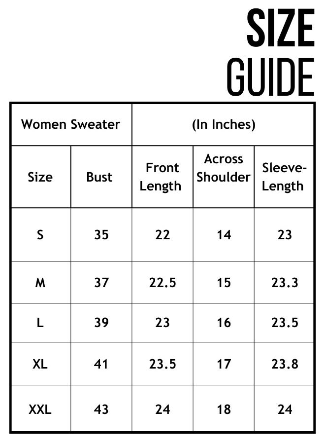 Women's White 100% Acrylic Solid Sweater