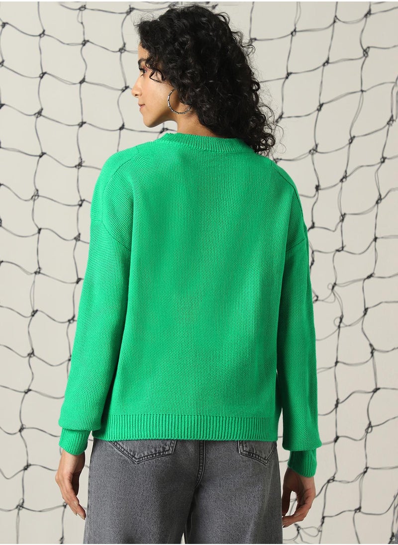 Women Green Sweaters