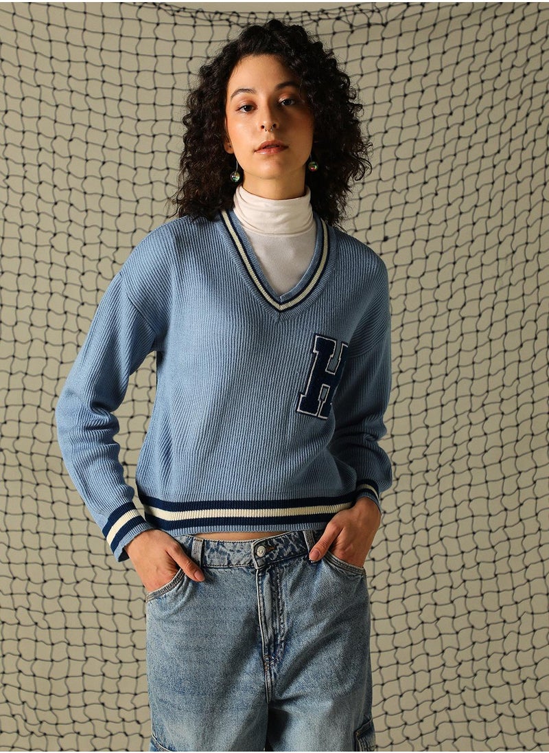 Women's Multicoloured 100% Acrylic Solid Regular Fit Sweater