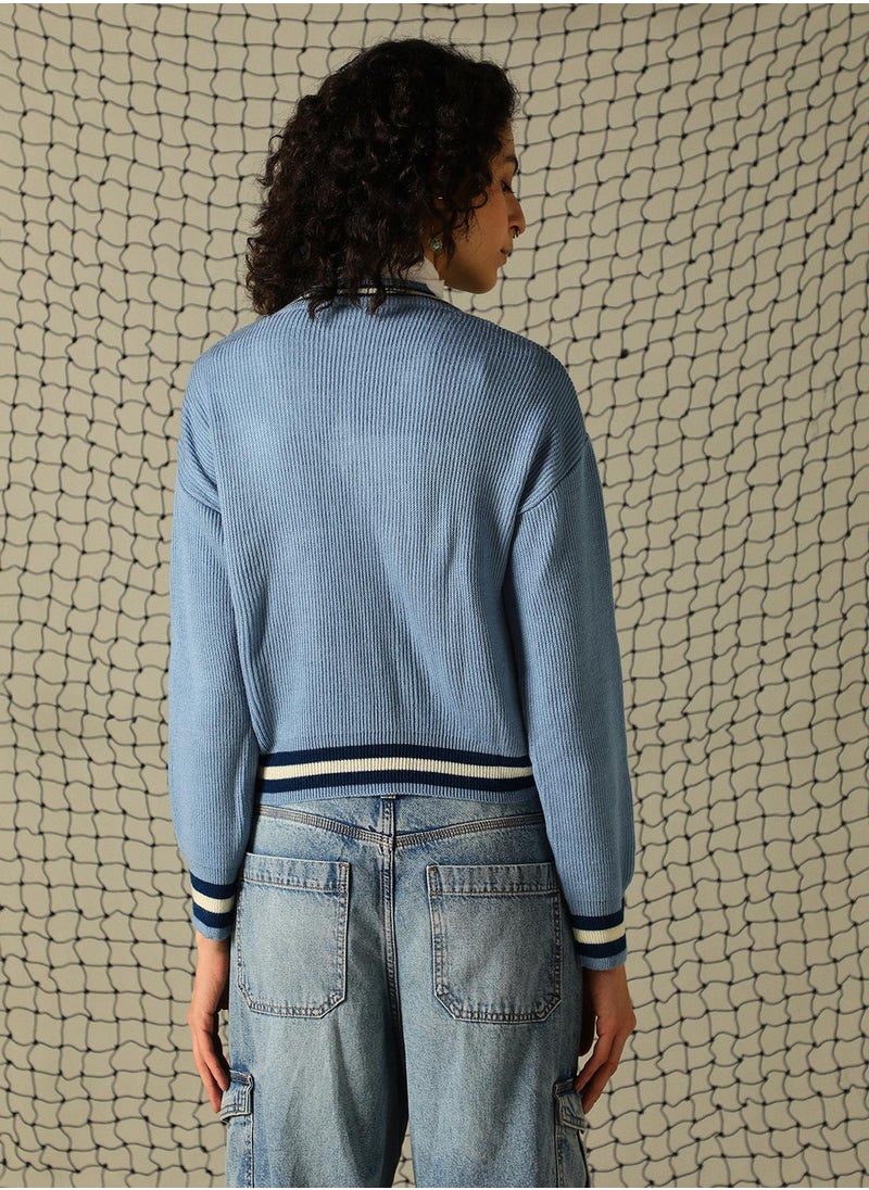 Women's Multicoloured 100% Acrylic Solid Regular Fit Sweater