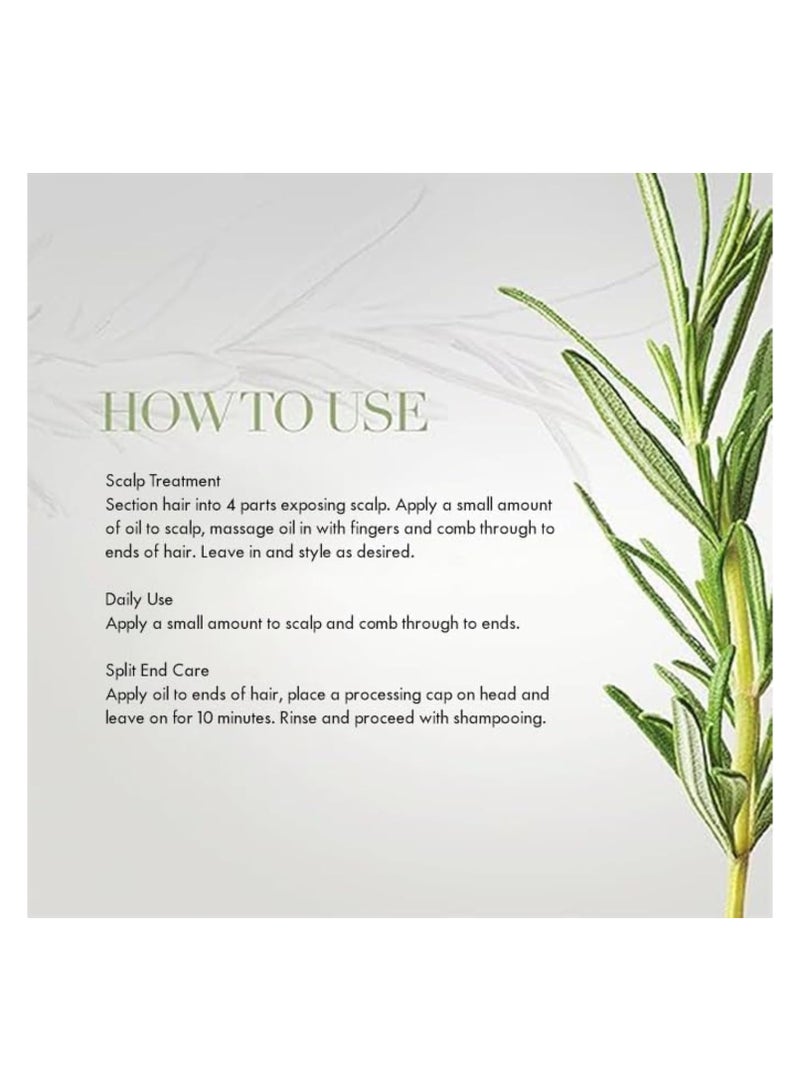 Pack Of 2, Rosemary Mint Scalp And Hair Strengthening Oil - 59ml