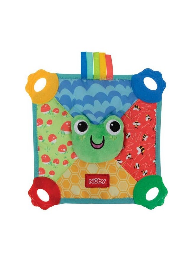 Teething Blankie Characters May Vary, Red/Yellow/Green/Orange/Blue, 1 Count