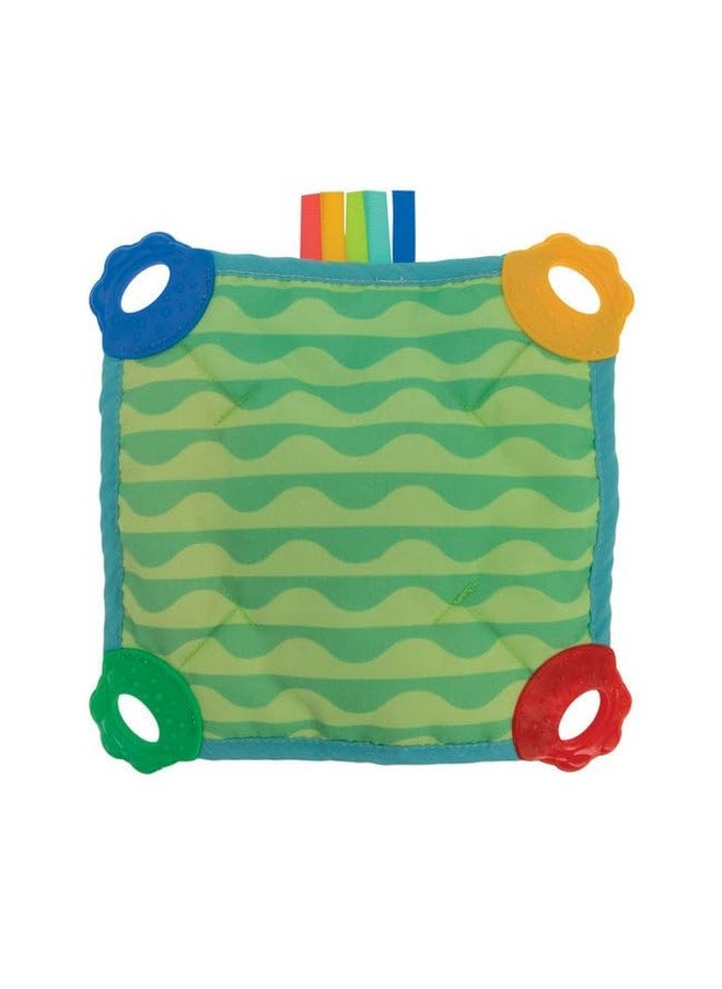 Teething Blankie Characters May Vary, Red/Yellow/Green/Orange/Blue, 1 Count