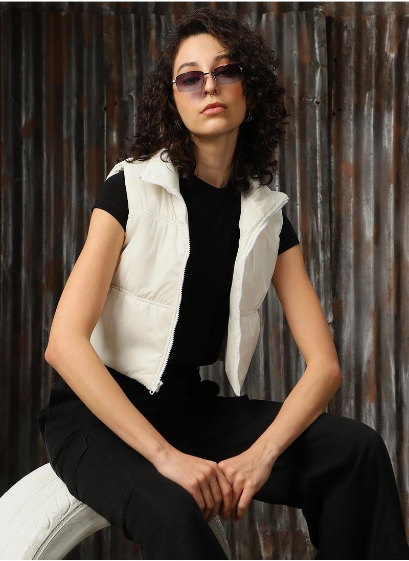 Women's Wine 100% Polyester Solid Regular Fit Jacket