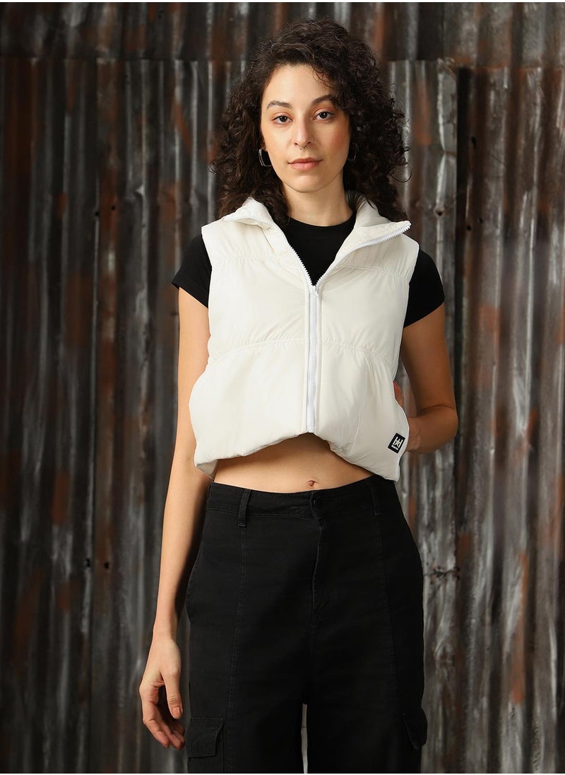 Women's Wine 100% Polyester Solid Regular Fit Jacket