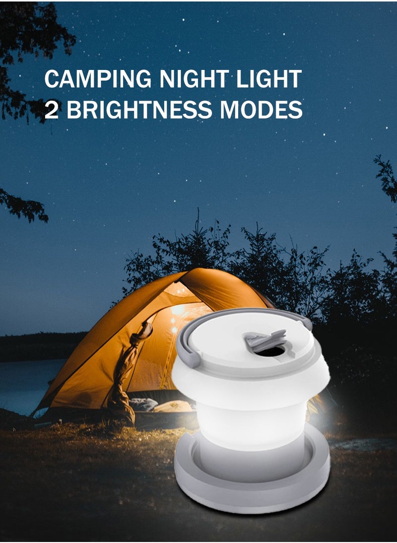 New Portable Bidet Foldable 1L Toilet Sprayer Travel Shattaf with Light for Personal Cleaning Hiking Camping Lantern Night Light