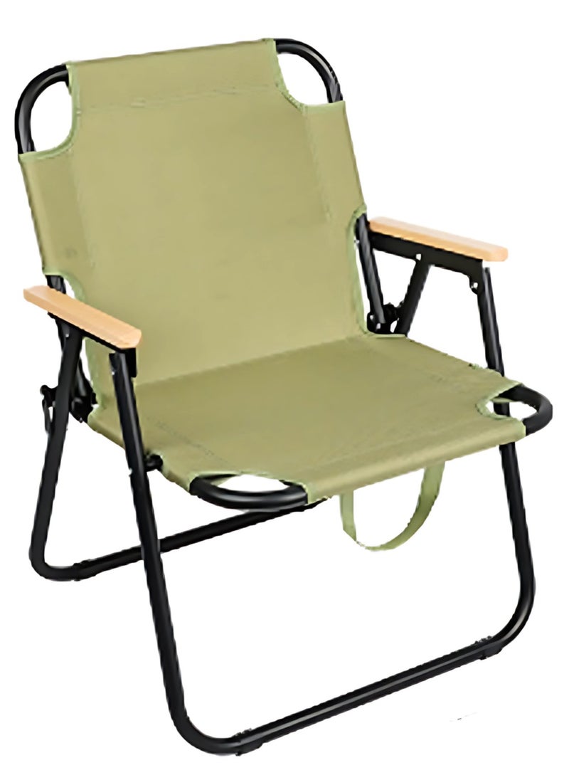 Portable Folding Camping Chair Beige, Lightweight Folding Chair for Outdoor Enthusiasts, Folding Chair for Every Adventure, Folding Camping Chair for Travel and Leisure