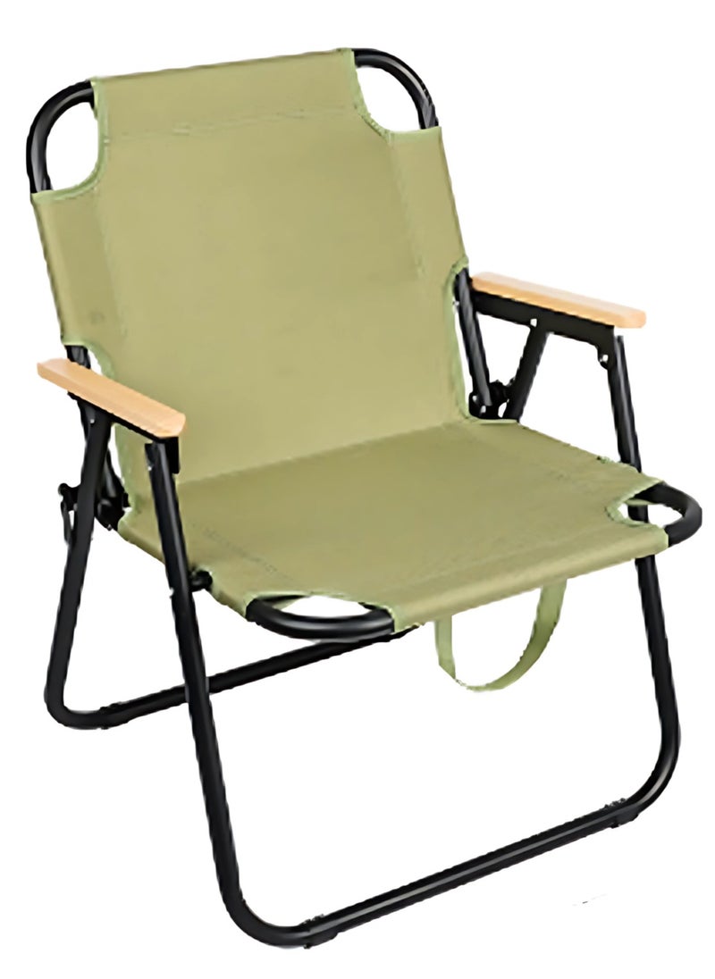 Portable Folding Camping Chair Beige, Lightweight Folding Chair for Outdoor Enthusiasts, Folding Chair for Every Adventure, Folding Camping Chair for Travel and Leisure