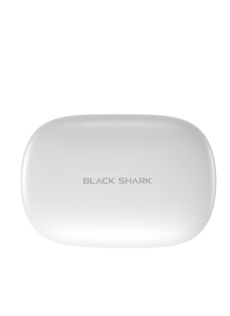 Black Shark Earphone T20 Earphone With Open Ear Wireless Design, 35H Long Battery Life,5.3 Bluetooth Connectivity and IPX67 Water Resistance - White