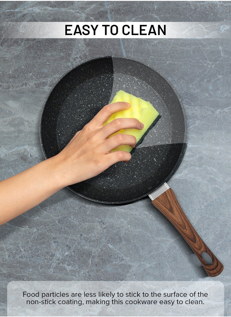 Chef Master 10 Piece Non stick Cookware Set With 5 Layer Granite